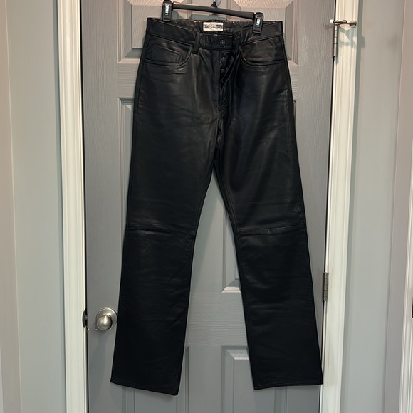Vintage Gap Genuine leather pants 32x34 - Picture 7 of 8